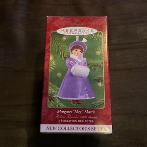 Hallmark “Meg” little women ornament